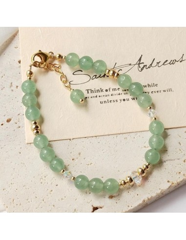 Bracelet En Perles Naturelles D'Aventurine s'inspire de l'anatomie humaine