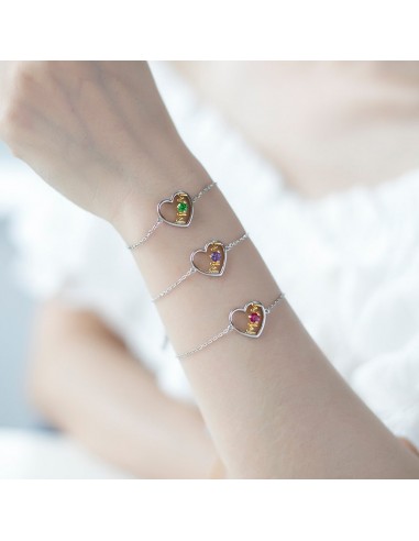 Bracelet Cœur Maman (Mois de Naissance) pour bénéficier 