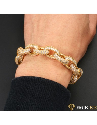 BRACELET EMIR FORÇAT OR JAUNE est présent 