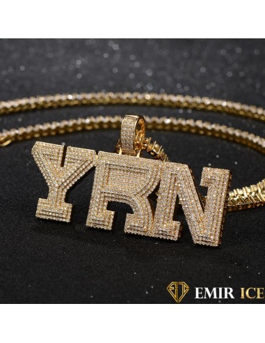 COLLIER PENDENTIF YRN OR JAUNE Le MVP de beaucoup