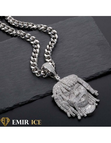 PENDENTIF LIL PUMP OR BLANC Jusqu'à 80% De Réduction