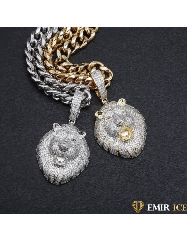 COLLIER PENDENTIF TETE DE LION Comparez et commandez 