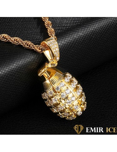 COLLIER PENDENTIF GRENADE de France