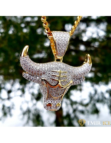 COLLIER PENDENTIF TAUREAU BULL Jusqu'à 80% De Réduction