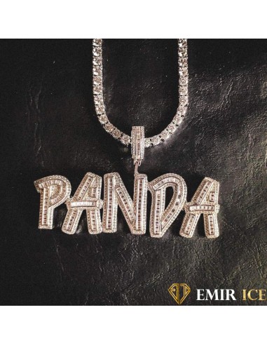 PERSONNALISE TON PENDENTIF BAGUETTE ICY AVEC COLLIER la chaussure