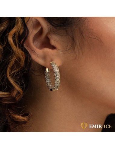 BOUCLE D'OREILLE "EMIR MARBELLA" | OR JAUNE prix