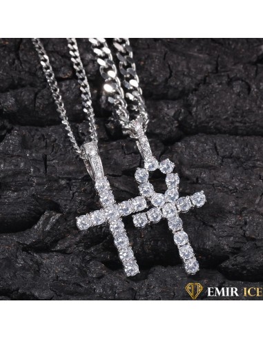 SET DE PENDENTIF CROIX OR BLANC sur le site 