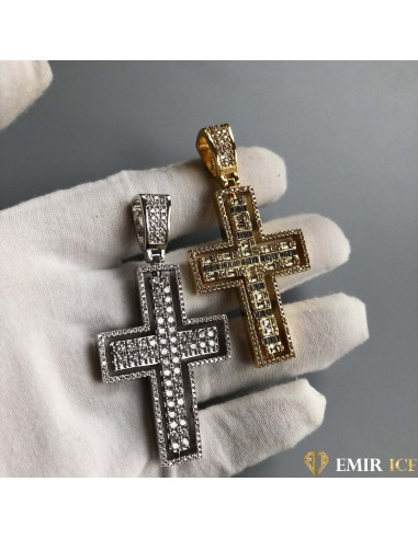 COLLIER PENDENTIF ROTATIF CROIX CHRÉTIENNE les ctes