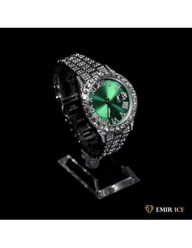 MONTRE EMIR GREEN WATCH OR BLANC solde