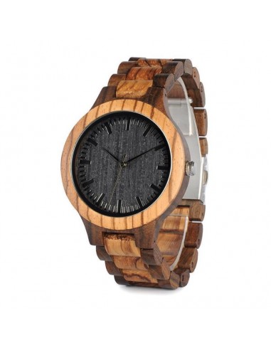 Montre en bois homme - Ébène Bambou meilleur choix