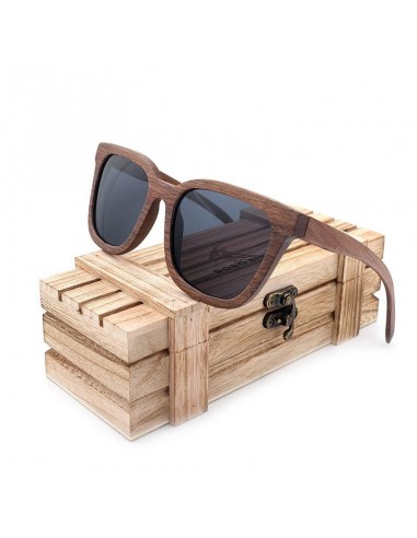 Lunettes de soleil en bois - La Brown Bambou vente chaude votre 