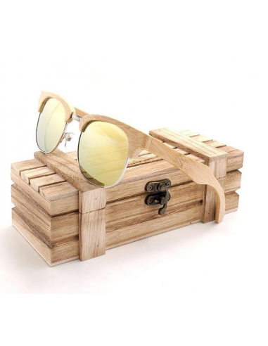 Lunettes de soleil en bois - La Chic Bambou Amélioration de cerveau avec