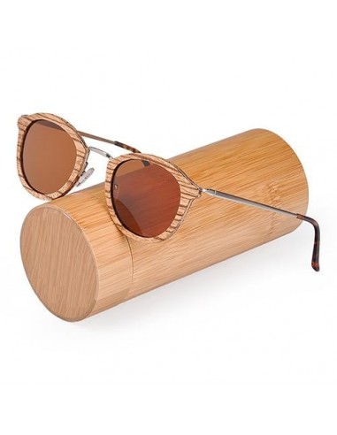 Lunettes de soleil en bois - La Rétro Zébré l'achat 