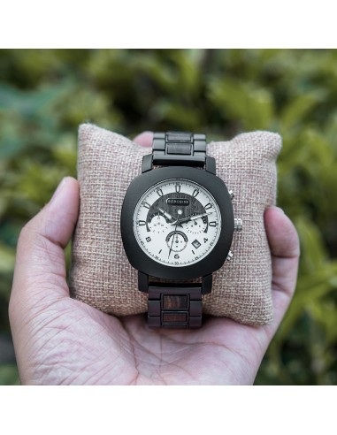 Montre en Bois Homme - Square 50% de réduction en Octobre 2024