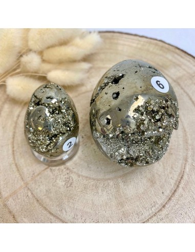 Oeuf en Pyrite (abondance / chance) en stock