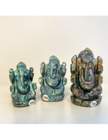 Ganesh en Labradorite (protection) pas chere