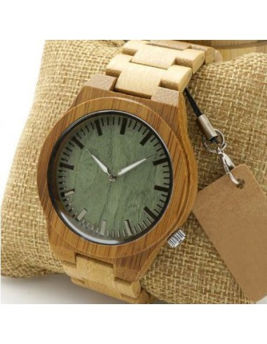 Montre à Quartz en bois de bambou 100% naturel vente chaude votre 