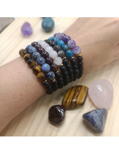 Lot de 7 bracelets "Chakras" - 18cm commande en ligne