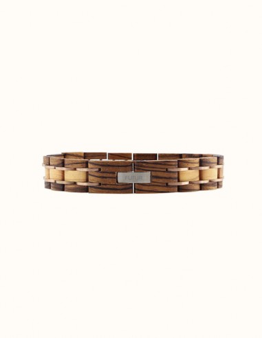 Bracelet Zebra Wood rembourrage situé sous