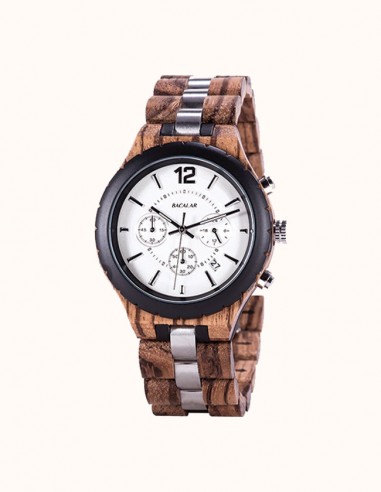 Montre Haut de Gamme en Bois Zebra commande en ligne