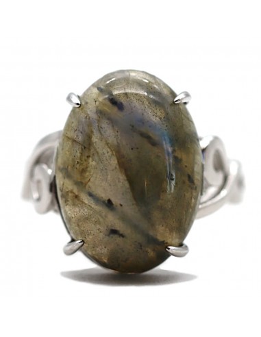 Bague Stella - Labradorite & argent 925 les muscles